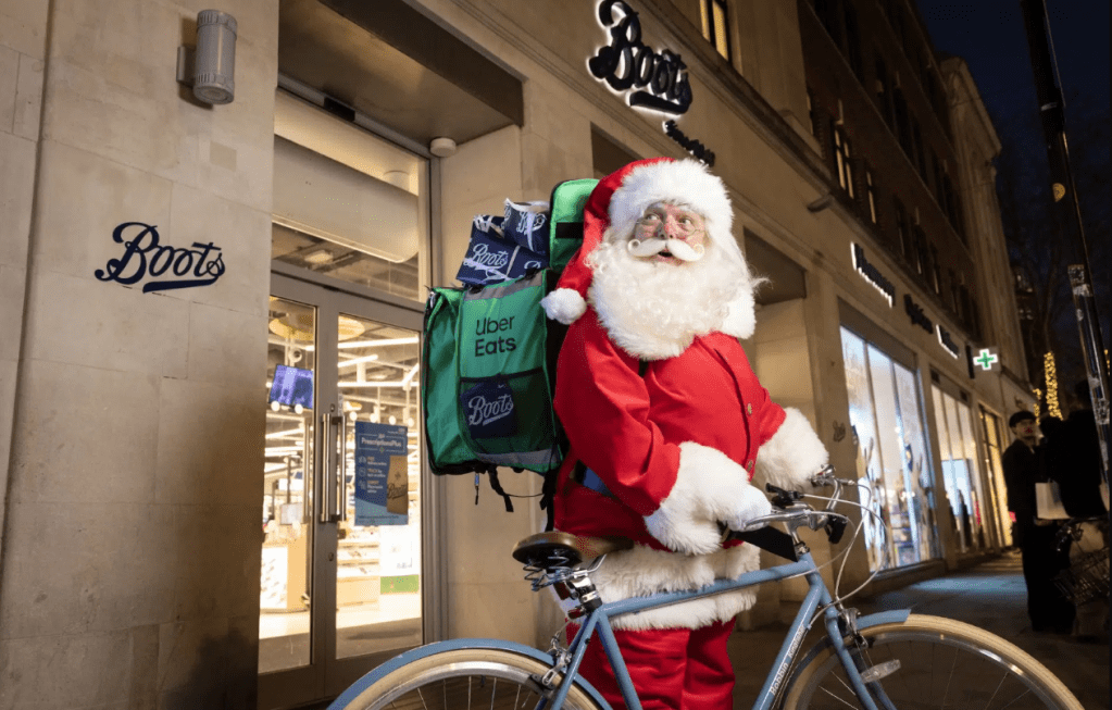 Boots steps up last-mile for last-minute Christmas gifts, extending on-demand service to 500&nbsp;stores