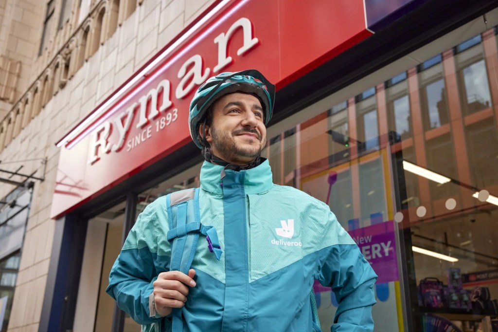 Ryman signs Deliveroo partnership for speedy stationery deliveries ahead of exam season