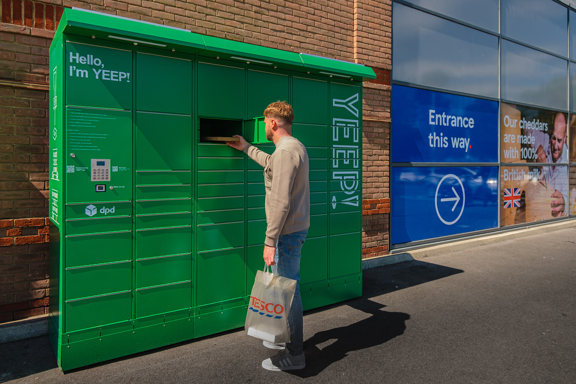 Tesco Introduces New Parcel Lockers For Enhanced Shopper Convenience